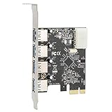Tarjeta PCI Express USB 3.0 de supervelocidad de 4 puertos, cuando se conecta a periféricos compatibles con USB 3.0, manteniendo la compatibilidad con los periféricos USB existentes.