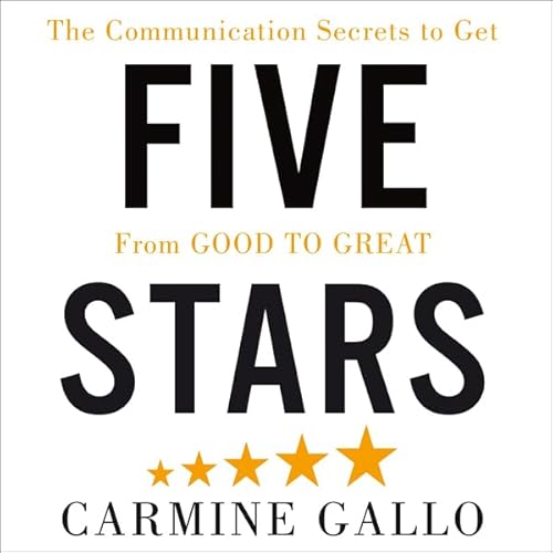 Five Stars Audiolivro Por Carmine Gallo capa