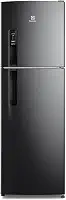 Electrolux Geladeira Electrolux Frost Free 400L AutoSense Duplex Black Inox Look (TF44B) 220V
