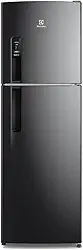 Electrolux Geladeira Electrolux Frost Free 400L AutoSense Duplex Black Inox Look (TF44B) 220V