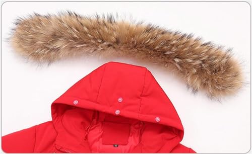 Baby Boys Girls Snowsuit Infant Winter Clothes Newborn Hooded Jacket and Snow Bib Pants Toddler 2pcs Ski Suit4