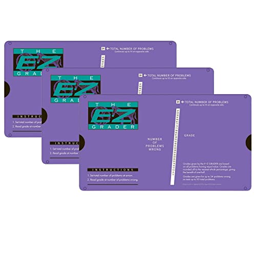 Original E-Z Grader Ez-5703Purple-3 E-Z Grader Purple Score Up to 95 Questions, 3 Packs