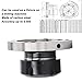 Collet Chuck Er40 Collet Er40 Collet Chuck 125mm,Er40 Collet Chuck 100mm Diameter Compact Lathe Tight Tolerance for Milling Us Lathe Chuck Carbon Steel Compact Replacement 100mm