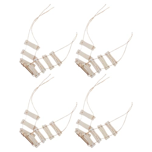 MOTHNUR 4 Pezzi Scala Di Corda In Miniatura Per Giardino Delle Fate Decorazione Per La Casa Scala Di Corda Fai Da Te Per Decorazioni Per Decorazioni Da