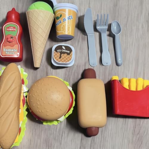 Kit Fast Food Hora Do Lanche Brinquedo Infantil lanchonete