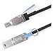 Artemisia Compatible with External Mini SAS HD SFF-8644 to Mini SAS SFF-8088 Hybrid Cable, 3-Meter(10ft)