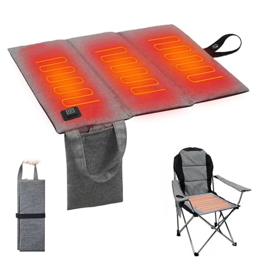 Sièges de stade chauffants USB pliables pour gradins et soirées camping
