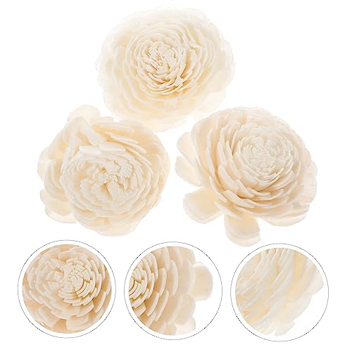Decoración con 3 flores secas para aromaterapia miniatura 2