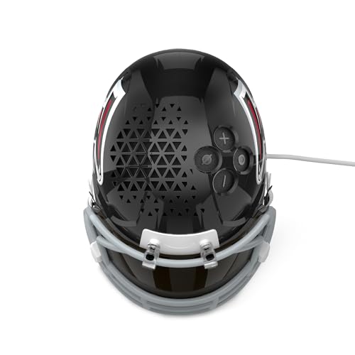 Image of NFL Echo Dot Bundle: Includes Echo Dot | Charcoal and Limited-Edition NFL Helmet Stand | Atlanta Falcons Available in All 32 NFL Team Designs. While supplies last.