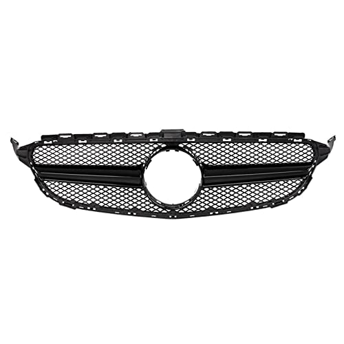 Grille avant de voiture pour W205 Classe C calandre haut de gamme finition maille supérieure