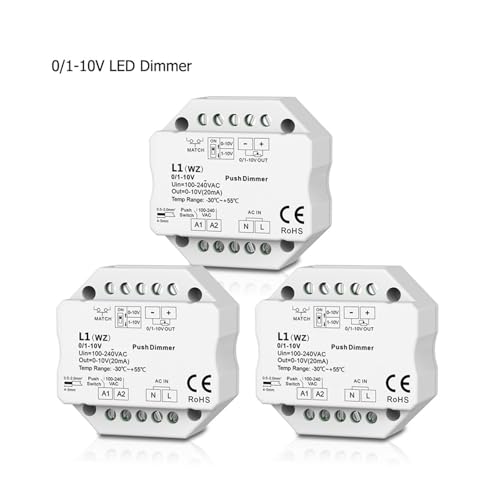 Variateur LED switch 0-10V AC module de commande vocale d'intensité lumineuse domestique - 2