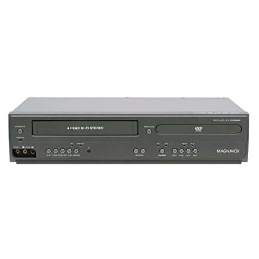 Magnavox DV225MG9 DVD Player and 4 Head Hi-Fi Stereo VCR (Renewed)