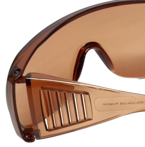 Image of Calabria Fit Over Safety Glasses | Polarized Sunglasses Over Glasses | Wrap Around Anti-Fog | Scratch Resistant | Unisex
