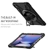 ZenRich Rugged Case for Samsung Galaxy Tab S10 Plus/S9FE Plus/S9 Plus 12.4 inch, Galaxy Tab 12.4 Case with S Pen Holder 360 Ratable Stand Hand Strap Shoulder Belt
