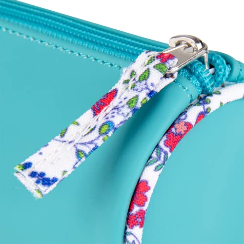 Image of Oxford Federmappchen mit einem Fach, grosse Kapazitat, Pastel Turquoise, Cylinder