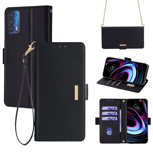 Coque Motorola Moto Edge 2021 Asuwish Étui Portefeuille Protection Écran