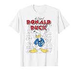 Disney Mickey And Friends Donald Duck Sketches T-Shirt