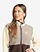 RevolutionRace Canyon Half-Zip Pile Fleece für Damen, Outdoor Teddy Fleecejacken perfekt für Wanderungen und Outdoor-Abenteuer, Seal Brown/Peyote, M