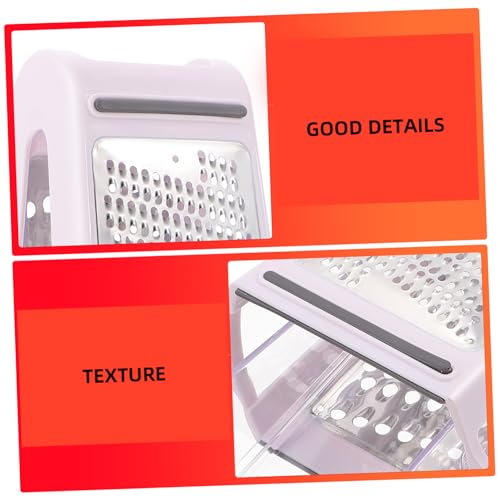 Rallador multifuncional de acero inoxidable para verduras y queso miniatura 7