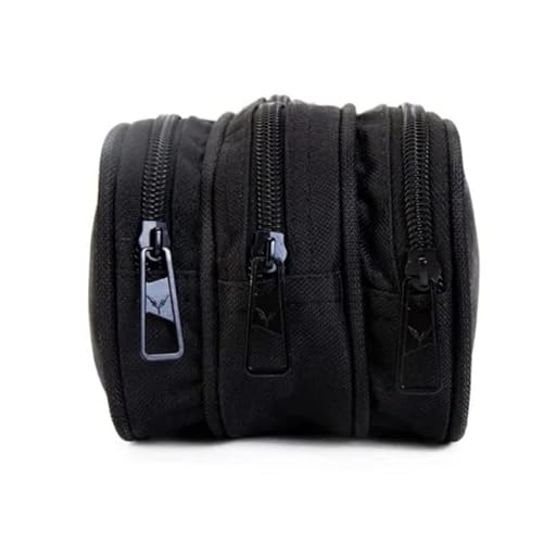 Estojo Escolar Grande Masculino Unissex Feminino Bolsinha Necessaire Triplo com 3 Ziper