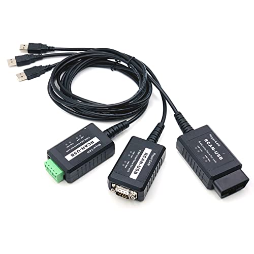 Tarjeta de interfaz USB Rcan compatible con sistemas German Peak IPEH-002021 e IPEH-002022 OBD-II