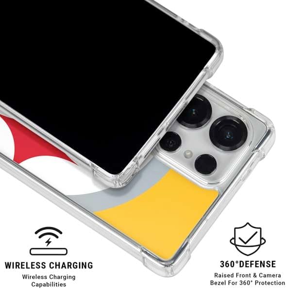 Skinit Clear Phone Case Compatible with Galaxy S25 Ultra - Officially Licensed NFL Pittsburgh Steelers Large Logo Design