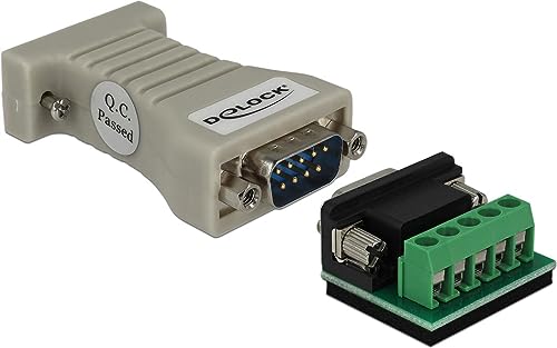 Convertisseur RS-232 RS-422 RS-485 DeLock adaptateur DB9 série pour automate industriel