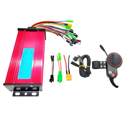 36V 48V 60V 1000W 1500W 1800W 34A 36A 40A Brushless Square Wave Controller with LCD Display for Electric Bike Electric Scooter