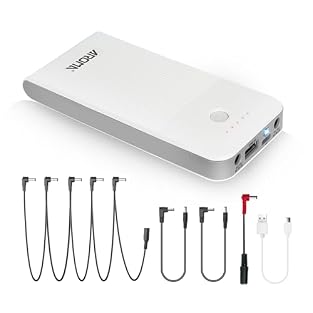 【Versatile Cable Set for Flexible Connections】The Aroma guitar pedal power battery supply includes every cable, you need: Includes 1 * USB charging cable, 2 * 60 cm DC 9 V cable for effects devices, 1 * 10 cm Polarity DC adapter cable for effects dev...