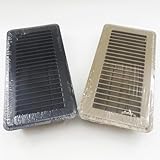 【Ajustement précis de 10,2 x 25,4 cm 】 : conçu spécifiquement pour les ouvertures de sol standard de 10,2 x 25,4 cm pour garantir une intégration parfaite avec les conduits existants de CVC et les revêtements de sol.