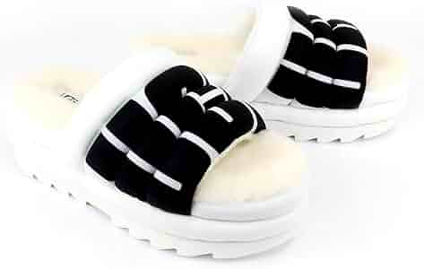 美品　アグ　UGG　マキシスライド　MAXI SLIDE　ムートンサンダル　23 UGG アグ シューズ サンダル MAXI SLIDE LOGO マキシ スライド