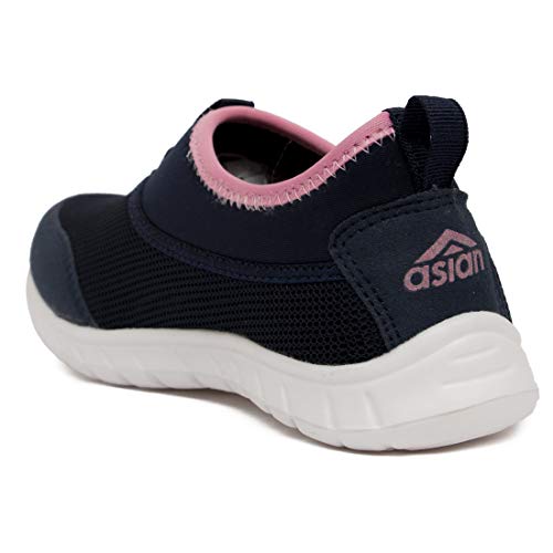 ASIAN Women's Riya-51 Sports Running Shoes Latest Stylish Casual Sneakers,Lace up Lightweight Shoes for Running, Walking, Gym