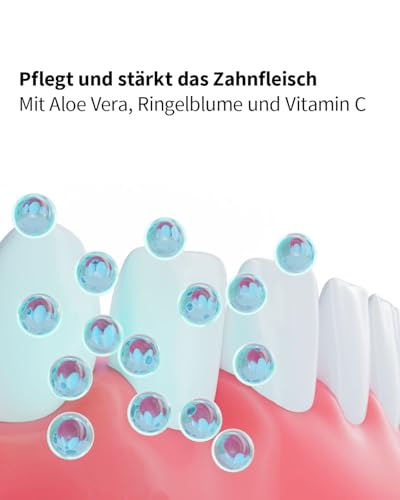 Zahnheld® Mundspülung Mint mit Fluorid (400 ml Flasche) tägliche Zahnreinigung Minzgeschmack | aus natürlichen Inhaltsstoffen – Bild 6