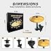 2026 New Car Cymbals Air Vent for Drummers & Music Enthusiasts, Funny Musical Instrument Gadget, Durable & Fits Most Vehicles (Skull-2Pack).