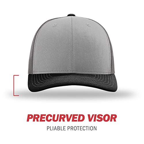 Image of Richardson 112P Patterned Snapback Trucker Hat - Custom Leather Patch Hat | No Minimals | Volume Tiered Pricing