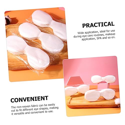 FRCOLOR Filme Para Os Olhos Papel Máscara Facial Cuidados Com A Remendo De Tecido Não Tecido Branco