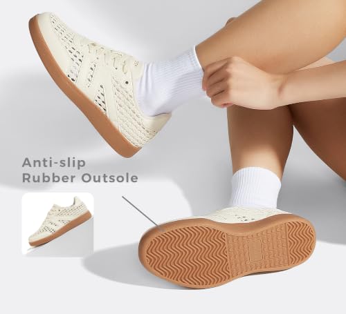 Image of LUCKY STEP Women Retro Gum Sole Fashion Sneakers