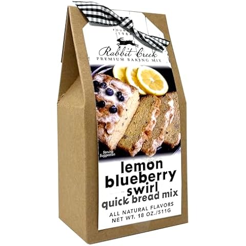 Rabbit Creek Lemon Blueberry Quick Bread Mix – Easy To Make Quick Bread Mix, Made in the USA Cover