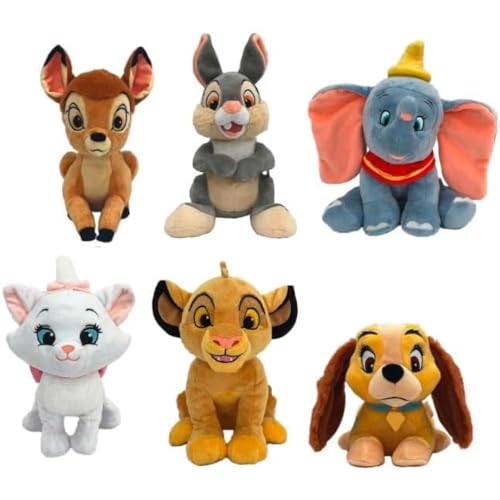A partire da 0 mesi. Simba 6315876247NPB – Disney Animali Amici di peluche – Disney Animali Amici come animali di peluche, disponibile come bambù, Stampe, Marie, Dumbo, Donna o Strol, 25 cm, a partire da 0 mesi, a scelta