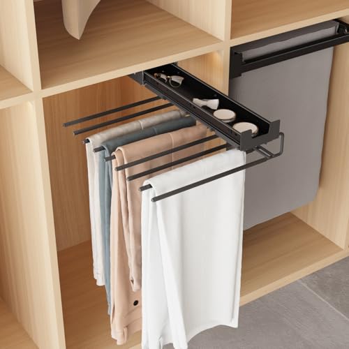 Menage Confort Pantalonero extraíble Acero Antracita con Bandeja para complementos