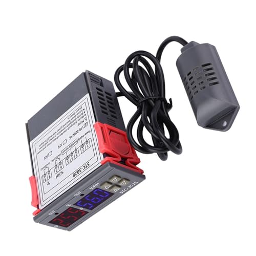 Termostato Com Display Digital STC-3028 para Comutação Automática de Dispositivos de Refrigeração e