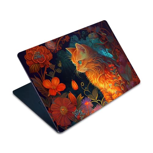 Skin vinyle MacBook Air 15 M2 autocollant protection chat JK Stewart