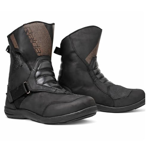 Image of Raida Dash Riding Boots | Waterproof Motorcycle Boots with Oil Nubuck Leather | TPU Gear Shifter Protection | Lightweight Walking-Friendly Sole | Ideal for City Rides & Touring