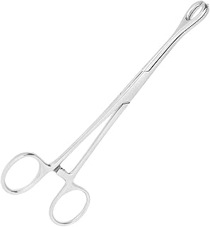 Forester Forceps,Navel Piercing Clamp One Pair,Piercing Clamps for Belly,Eyebrow Piercing Clamps Metal Professional Ear Lip Navel Nose Tongue Septum Sponge Forceps Clamp Body Piercing Pliers Tool