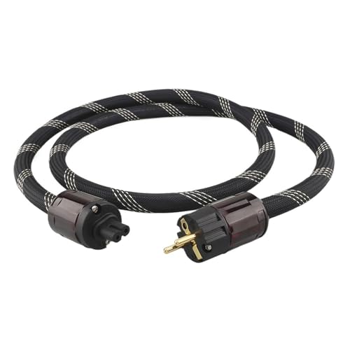 Pure Copper US Power Cord Cable Audiophile Plug with Figure 8 IEC C7 IEC(AU Plug,1.5m)
