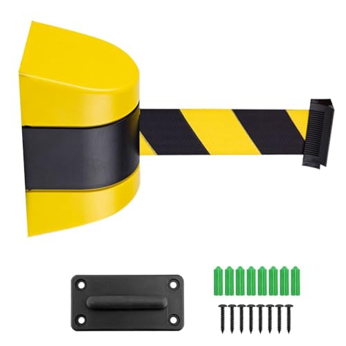 Wall Mount Queue Belt Barrier Retractable, 5 / 10M Crowd Control ...