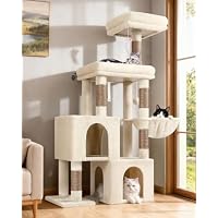Amazon | Globlazer S52 キャットタワー 多頭飼い 大型猫用 低い 安定