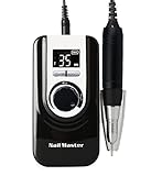 35000 RPM Rechargeable Nail Drill Machine,Lumcrissy Professional Portable Electric E File Scamander,Nail Drill For Acrylic Gel Nails,With LCD Display,Nail Grinding Machine Set With Tool Bag