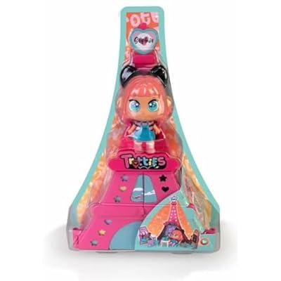 Trotties - Mini Sophie in Paris, Set de Juguete con Torre Eiffel Rosa, 1 Mini muñeca y Muchos Accesorios, con 3 escenarios y Pegatinas para Decorar, Regalo + 3 años, Famosa (TFT07000) | Ya disponible en tu tienda friki favorita! En mundofriki.es!