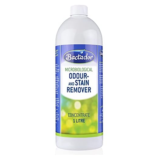 Bactador Eliminador De Olores Y Manchas Concentrado 1l - Limpiador Enzimático Biológico - Eliminador de olores - Para El Hogar, Coche Y Entorno Animal - neutralizador de olores para gatos